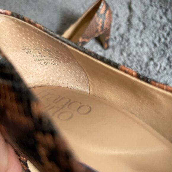 Franco sarto faux snake print heels - Picture 4 of 8